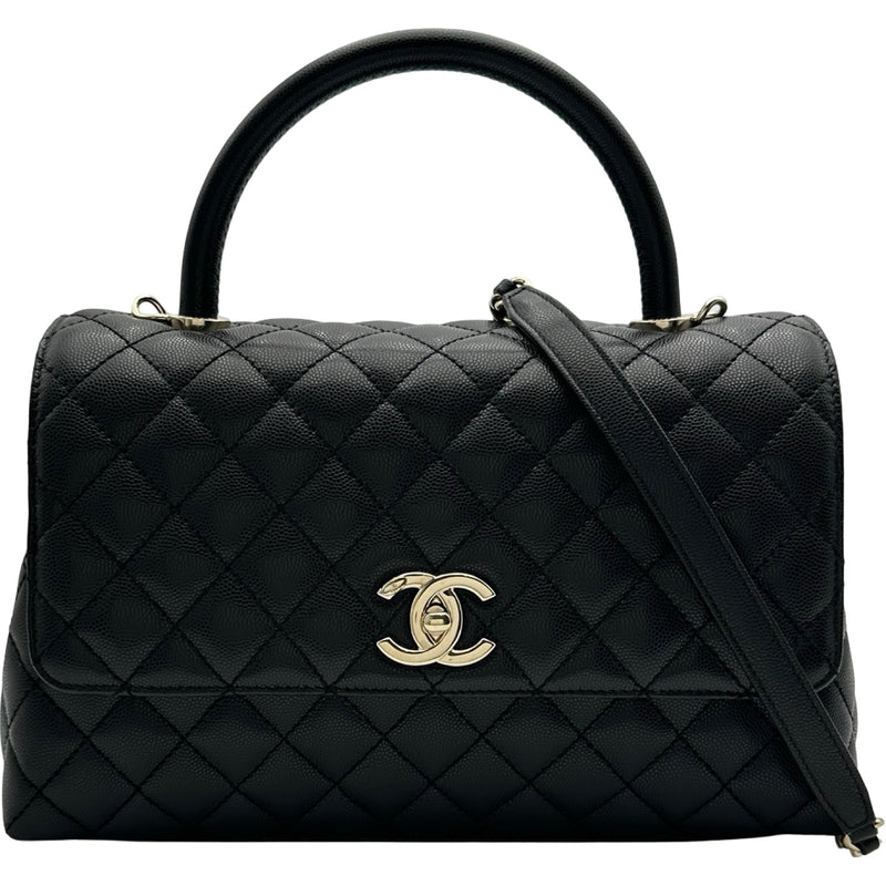 新品未使用シャネル ノベルティ ショルダーバッグ　CHANNEL　ココハンドル シャネル CHANEL ココハンドル29 A92991 ブラック ゴールド金具