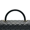 シャネル CHANEL ココハンドル29 A92991 ブラック ゴールド金具 キャビアスキン レディース ショルダーバッグ