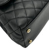 シャネル CHANEL ココハンドル29 A92991 ブラック ゴールド金具 キャビアスキン レディース ショルダーバッグ
