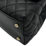 シャネル CHANEL ココハンドル29 A92991 ブラック ゴールド金具 キャビアスキン レディース ショルダーバッグ