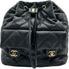シャネル CHANEL ココマークバックパック AS4342 ブラック ゴールド金具 ラムスキン レディース リュック・デイパック