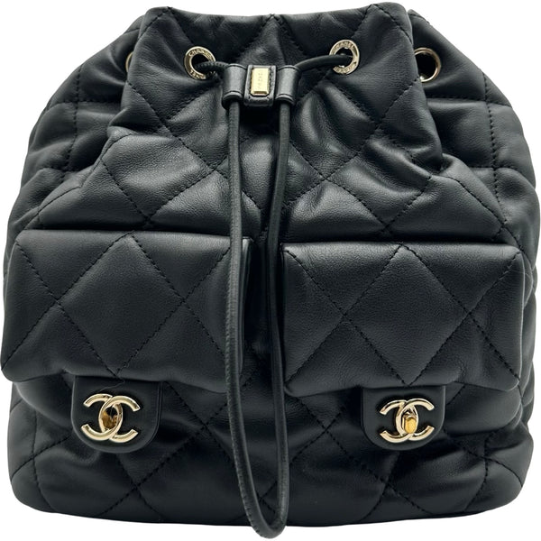 シャネル CHANEL ココマークバックパック AS4342 ブラック ゴールド
