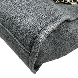 シャネル CHANEL ドーヴィルラージショッピング A66941 31番台 ネイビー ゴールド金具 キャンバス レディース ショルダーバッグ