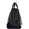 シャネル CHANEL ドーヴィルラージショッピング A66941 31番台 ネイビー ゴールド金具 キャンバス レディース ショルダーバッグ