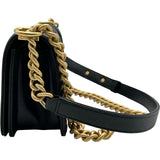 シャネル CHANEL ボーイシャネル20 A67085 ブラック ゴールド金具 キャビアスキン レディース ショルダーバッグ