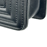 シャネル CHANEL ボーイシャネル20 A67085 ブラック ゴールド金具 キャビアスキン レディース ショルダーバッグ