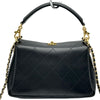シャネル CHANEL ホーボーマトラッセ2WAYショルダー AS6255 ブラック ゴールド金具 カーフスキン レディース ショルダーバッグ