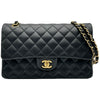 シャネル CHANEL マトラッセ 25 AO1112 ブラック ゴールド金具 カーフスキン レディース ショルダーバッグ