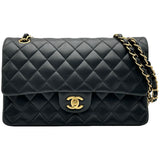 シャネル CHANEL マトラッセ 25 AO1112 ブラック ゴールド金具 カーフスキン レディース ショルダーバッグ