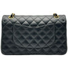 シャネル CHANEL マトラッセ 25 AO1112 ブラック ゴールド金具 カーフスキン レディース ショルダーバッグ