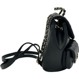 シャネル CHANEL マトラッセスモールバックパック AS3787 ブラック ゴールド金具 キャビアスキン レディース リュック・デイパック