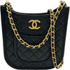 シャネル CHANEL マトラッセホーボーショルダー AS4532 ブラック ゴールド金具 カーフスキン レディース ショルダーバッグ