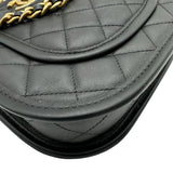 シャネル CHANEL マトラッセホーボーショルダー AS4532 ブラック ゴールド金具 カーフスキン レディース ショルダーバッグ