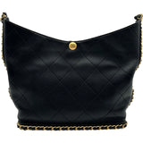 シャネル CHANEL マトラッセホーボーバック AS5549 ブラック ゴールド金具 ラムスキン レディース ショルダーバッグ