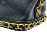 シャネル CHANEL マトラッセホーボーバック AS5549 ブラック ゴールド金具 ラムスキン レディース ショルダーバッグ