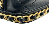 シャネル CHANEL マトラッセホーボーバック AS5549 ブラック ゴールド金具 ラムスキン レディース ショルダーバッグ
