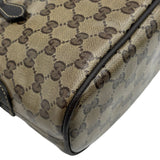 グッチ GUCCI 2WAY ハンドバッグ 341504 ダークブラウン GGクリスタル レディース ハンドバッグ