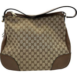 グッチ GUCCI ブリーホーボーバッグ 449244 ベージュ GGキャンバス レディース ショルダーバッグ