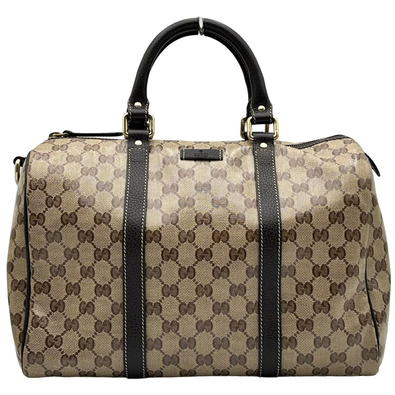 グッチ GUCCI ボストンバッグ 265697 ダークブラウン GGクリスタル