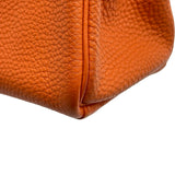 エルメス HERMES ケリー25 内縫い □K刻印 オレンジ ゴールド金具 トリヨン レディース ショルダーバッグ