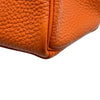 エルメス HERMES ケリー25 内縫い □K刻印 オレンジ ゴールド金具 トリヨン レディース ショルダーバッグ