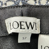 ロエベ LOEWE アナグラムハット ネイビー コットン ユニセックス その他ファッション雑貨