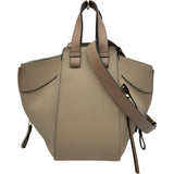 ロエベ LOEWE ハンモックスモール A538S35X51 ベージュ レザー レディース ショルダーバッグ