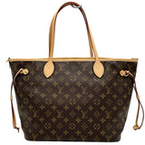 ルイ・ヴィトン LOUIS VUITTON ネヴァーフルMM インサイドアウト M11947 ブラウン/ジョーヌサフラン モノグラム・キャンバス レディース ショルダーバッグ