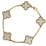 ヴァンクリーフ＆アーペル Van Cleef & Arpels ヴィンテージアルハンブラブレス5P ゴールド Au750 ジュエリー