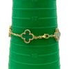 ヴァンクリーフ＆アーペル Van Cleef & Arpels ヴィンテージアルハンブラブレス5P ゴールド Au750 クリスタル ジュエリー