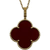 ヴァンクリーフ＆アーペル Van Cleef & Arpels マジックアルハンブラネックレス ゴールド Au750 カーネリアン ジュエリー