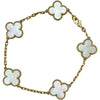 ヴァンクリーフ＆アーペル Van Cleef & Arpels ヴィンテージアルハンブラブレス5P ゴールド Au750 マザー オブ パール ジュエリー