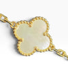 ヴァンクリーフ＆アーペル Van Cleef & Arpels ヴィンテージアルハンブラブレス5P ゴールド Au750 マザー オブ パール ジュエリー