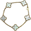 ヴァンクリーフ＆アーペル Van Cleef & Arpels ヴィンテージアルハンブラブレス5P ゴールド Au750 マザーオブパール ジュエリー