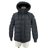 モンクレール MONCLER HEM ダウンジャケット グレー ウール メンズ ダウンジャケット