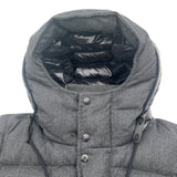 モンクレール MONCLER HEM ダウンジャケット グレー ウール メンズ ダウンジャケット