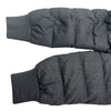 モンクレール MONCLER HEM ダウンジャケット グレー ウール メンズ ダウンジャケット