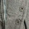 モンクレール MONCLER HEM ダウンジャケット グレー ウール メンズ ダウンジャケット