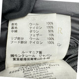 モンクレール MONCLER HEM ダウンジャケット グレー ウール メンズ ダウンジャケット