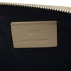 クリスチャン・ディオール Christian Dior ロゴクラッチバッグ ベージュ/ホワイト シルバー金具 レザー メンズ クラッチバッグ