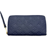 ルイ・ヴィトン LOUIS VUITTON ポルトフォイユ・スクレットロン M93438 ブルー アンプラント メンズ 長財布