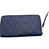 ルイ・ヴィトン LOUIS VUITTON ポルトフォイユ・スクレットロン M93438 ブルー アンプラント メンズ 長財布