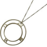 ティファニー TIFFANY＆CO アトラス ラウンド オープン ネックレス シルバー Ag925 ジュエリー