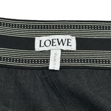ロエベ LOEWE アシンメトリーフレアスカート S359Y08X44 グレー ウール レディース スカート