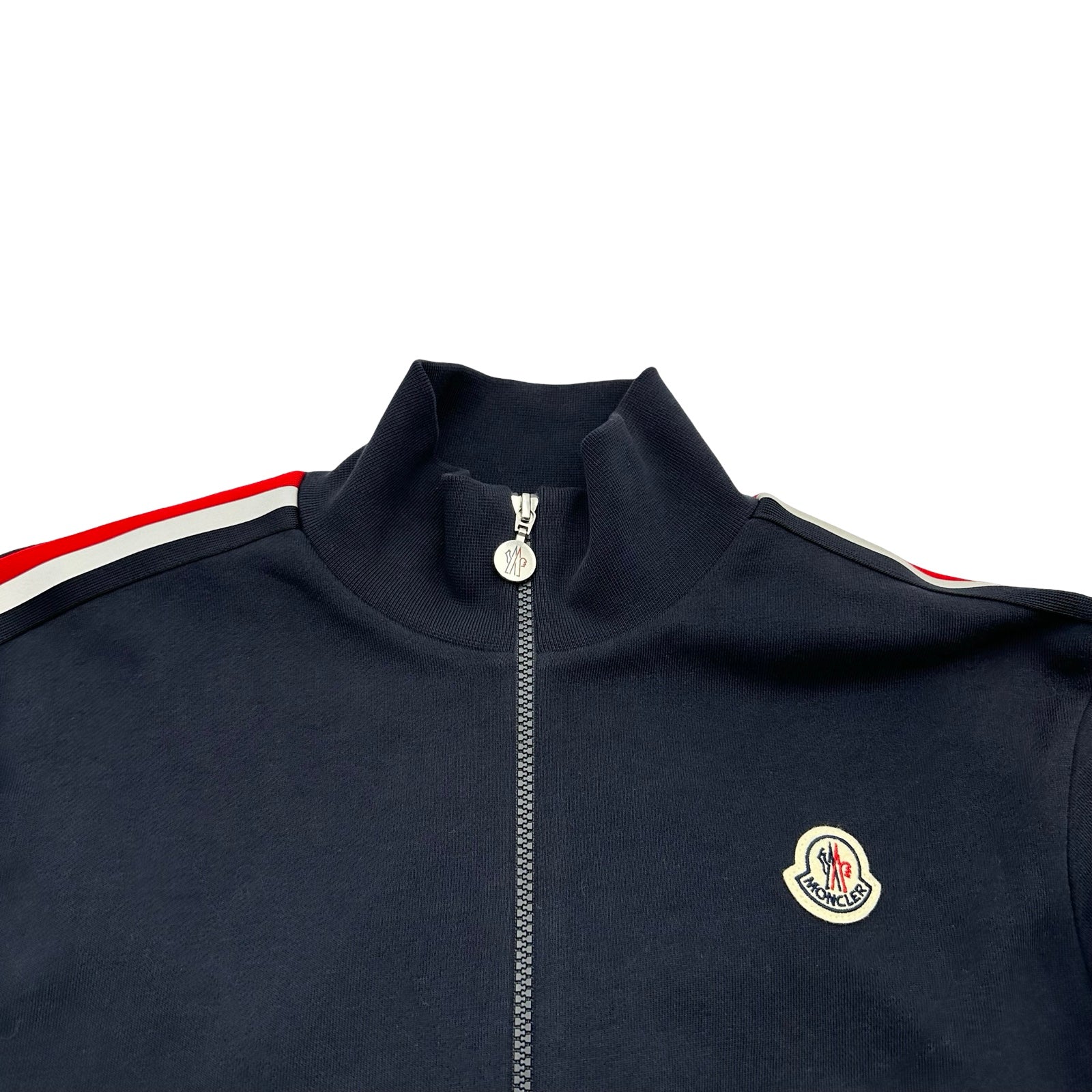 モンクレール MONCLER トリコロールライントラックジャケット ネイビー