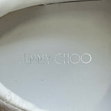 ジミーチュウ JIMMY CHOO LANDON ローカットスニーカー ホワイト スウェード レディース スニーカー