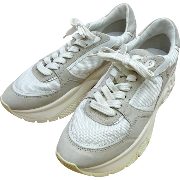 ジミーチュウ スニーカー オークランド　ライトストーン 24cm相当 レディース ジミーチュウ JIMMY CHOO LANDON ローカットスニーカー ホワイト