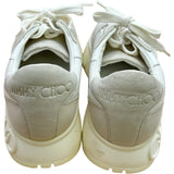 ジミーチュウ JIMMY CHOO LANDON ローカットスニーカー ホワイト スウェード レディース スニーカー
