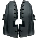 ジミーチュウ JIMMY CHOO BRYER ラインストーンローファー ブラック レザー レディース ローファー