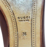 グッチ GUCCI ヨルダーン ホースビットローファー 404069 ブラウン レザー レディース ローファー